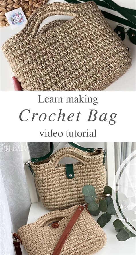 how to make crochet bags.